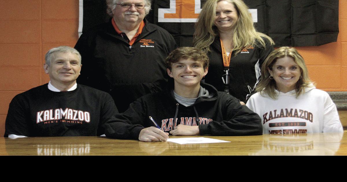 Middlebrook signs to swim at Kalamazoo College. | Sports |  shorelinemedia.net