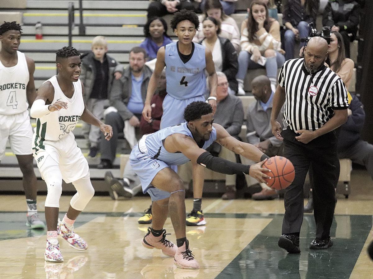 Reeths Puffer Basketball Runs Into Gr Christian Wall At Hall Of