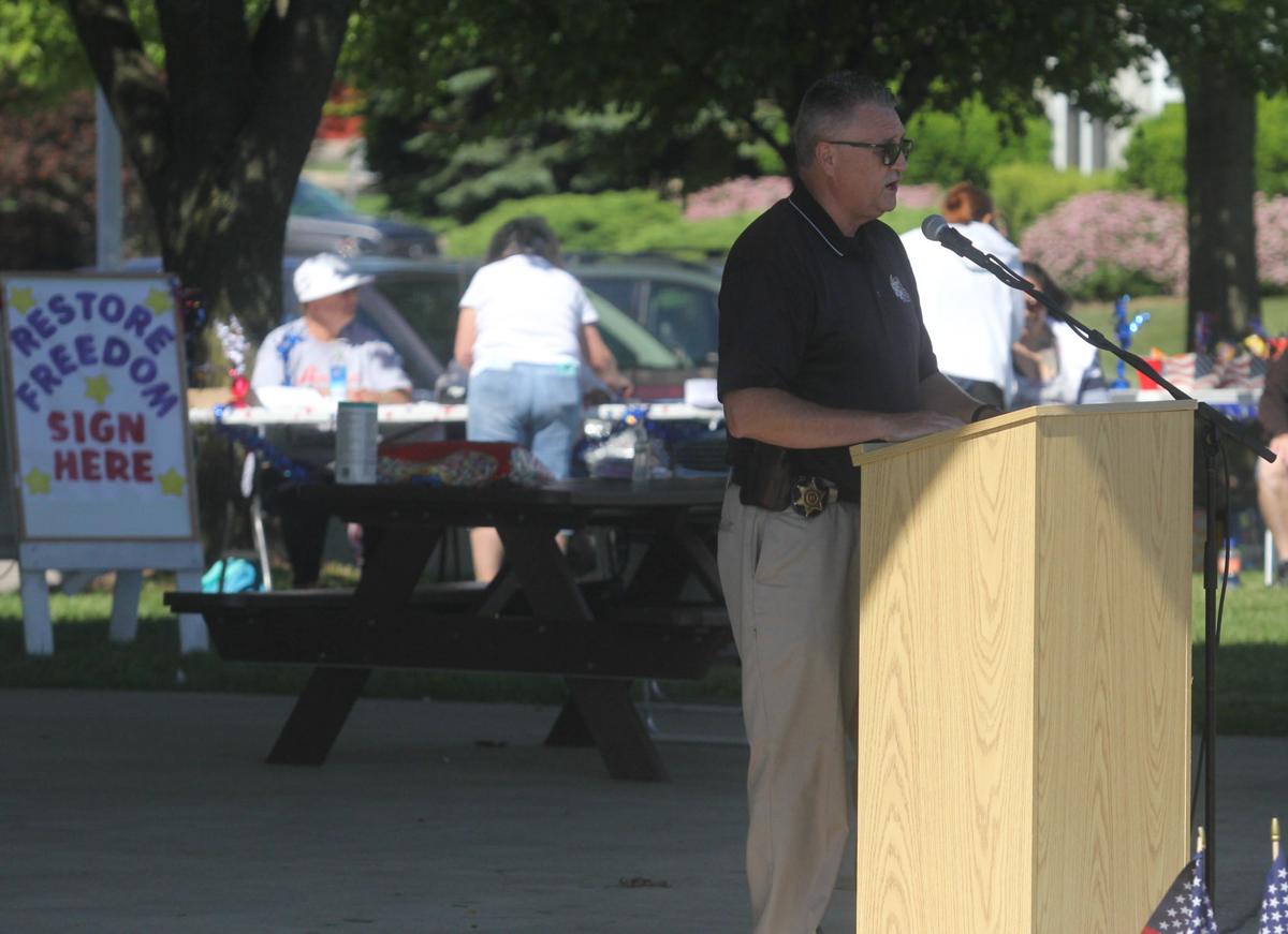 Restore Freedom Initiative outlined at Waterfront Park ... I am now smiling the biggest smile my face can produce …