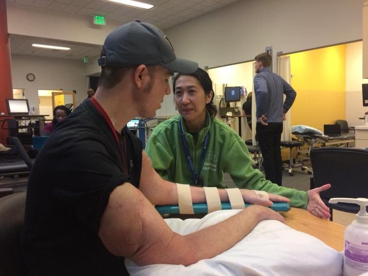 Lund making progress in doublearm transplant recovery — see video