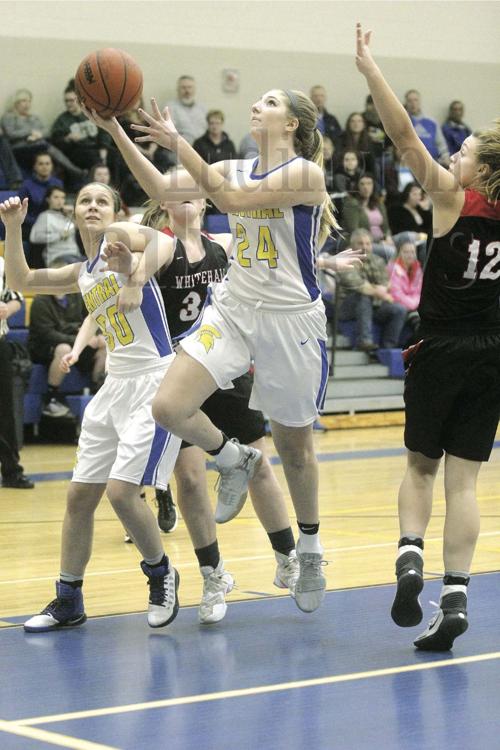 Whitehall At Mason County Central Girls Basketball