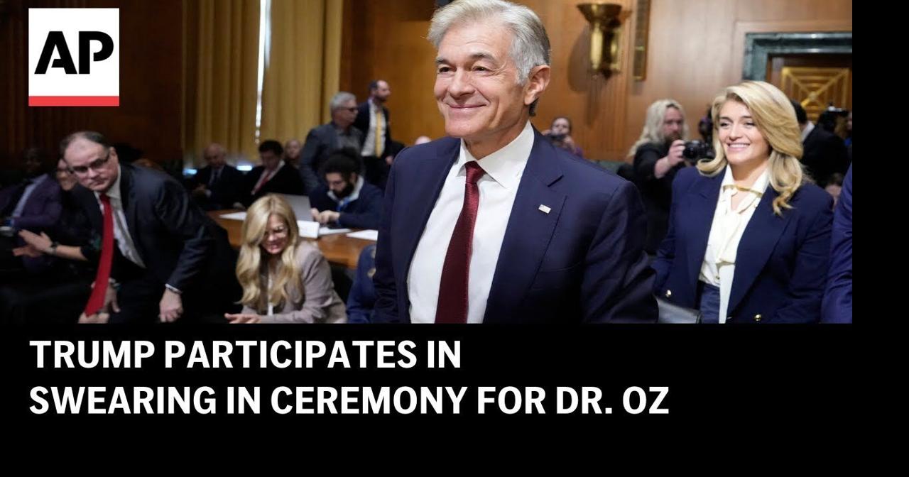 Trump participates in a swearing in ceremony for Dr. Oz | Videos | shorelinemedia.net