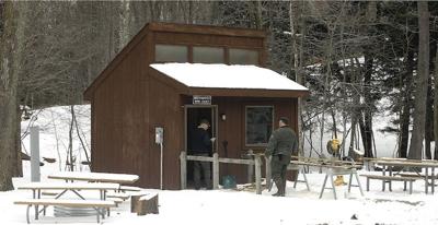 Ludington State Park Mini Cabin Restoration Uses Rescued Red Pine