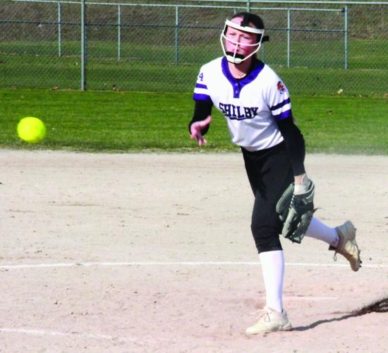 Shelby softball sweeps Onekama-Burmeister, Wolting pitching dominates ...
