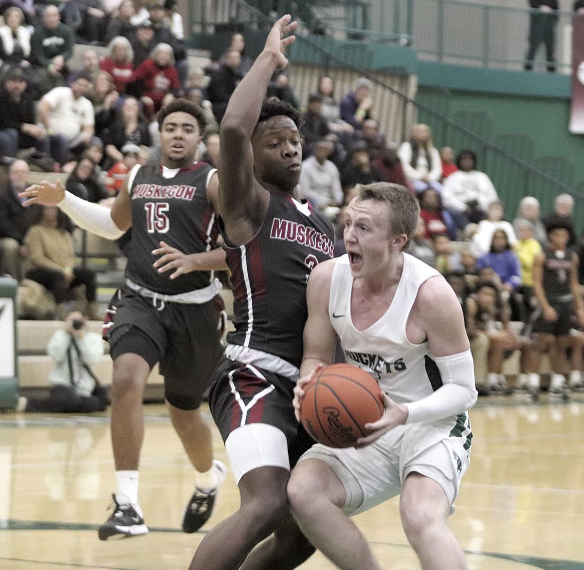 Reeths Puffer Boys Battle Hard In Loss To Muskegon Basketball