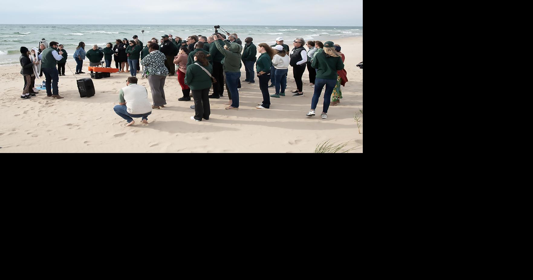 MSU bus tour, president comes to Ludington State Park | News