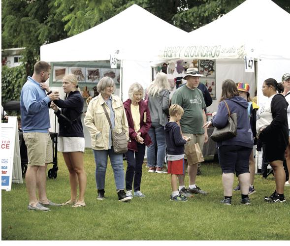 Skies eventually clear for Pentwater Juried Art & Craft Fair Oceana's