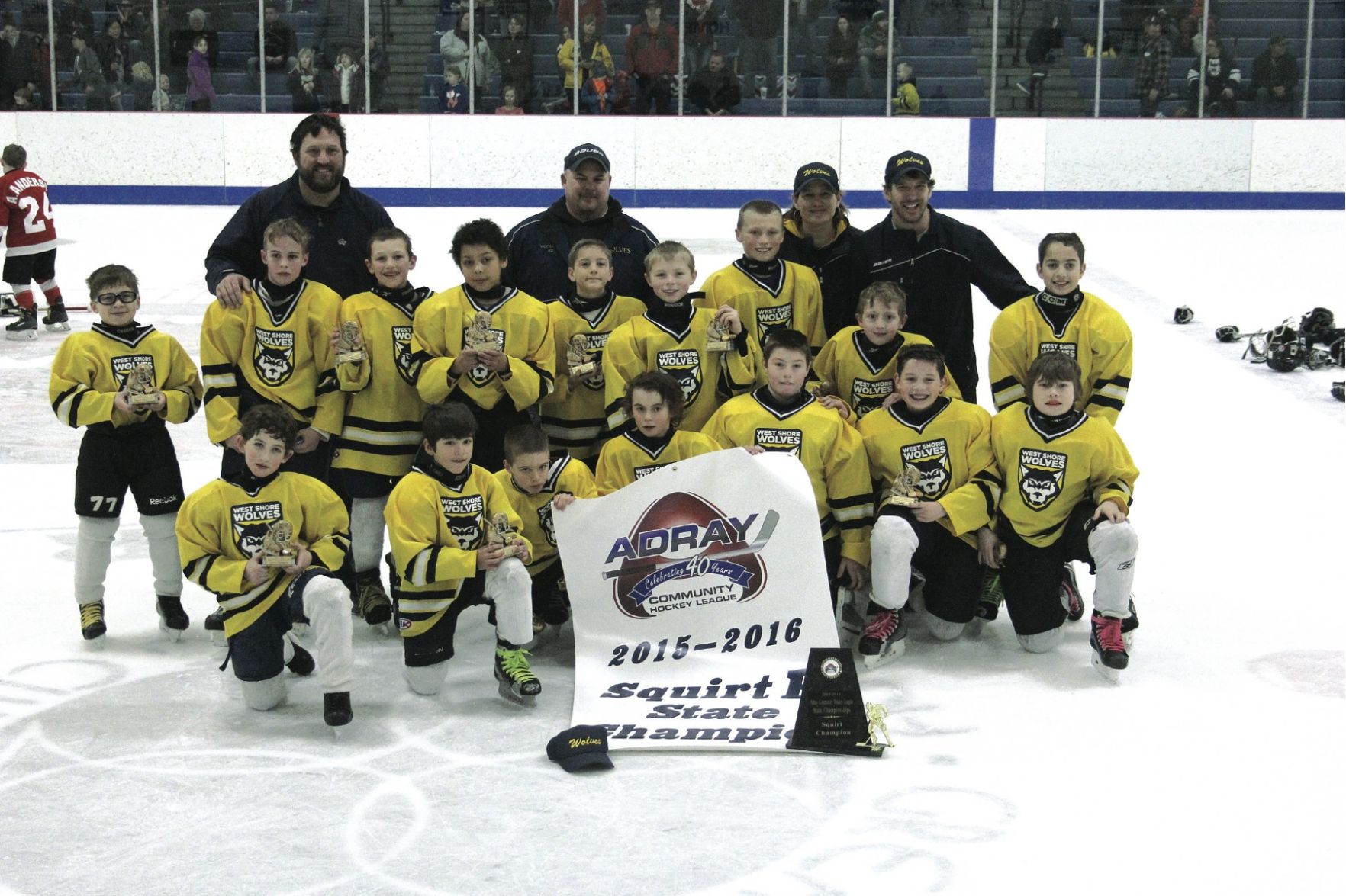 Hardware For Wolves: West Shore’s Squirts Win Adray State Title ...