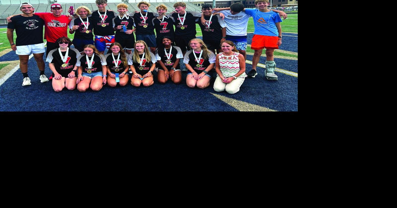 Hart boys, girls both finish third in Indiana cross country event