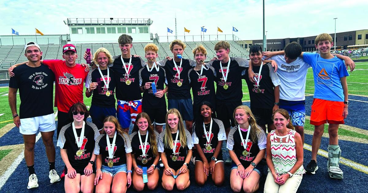 Hart boys, girls both finish third in Indiana cross country event