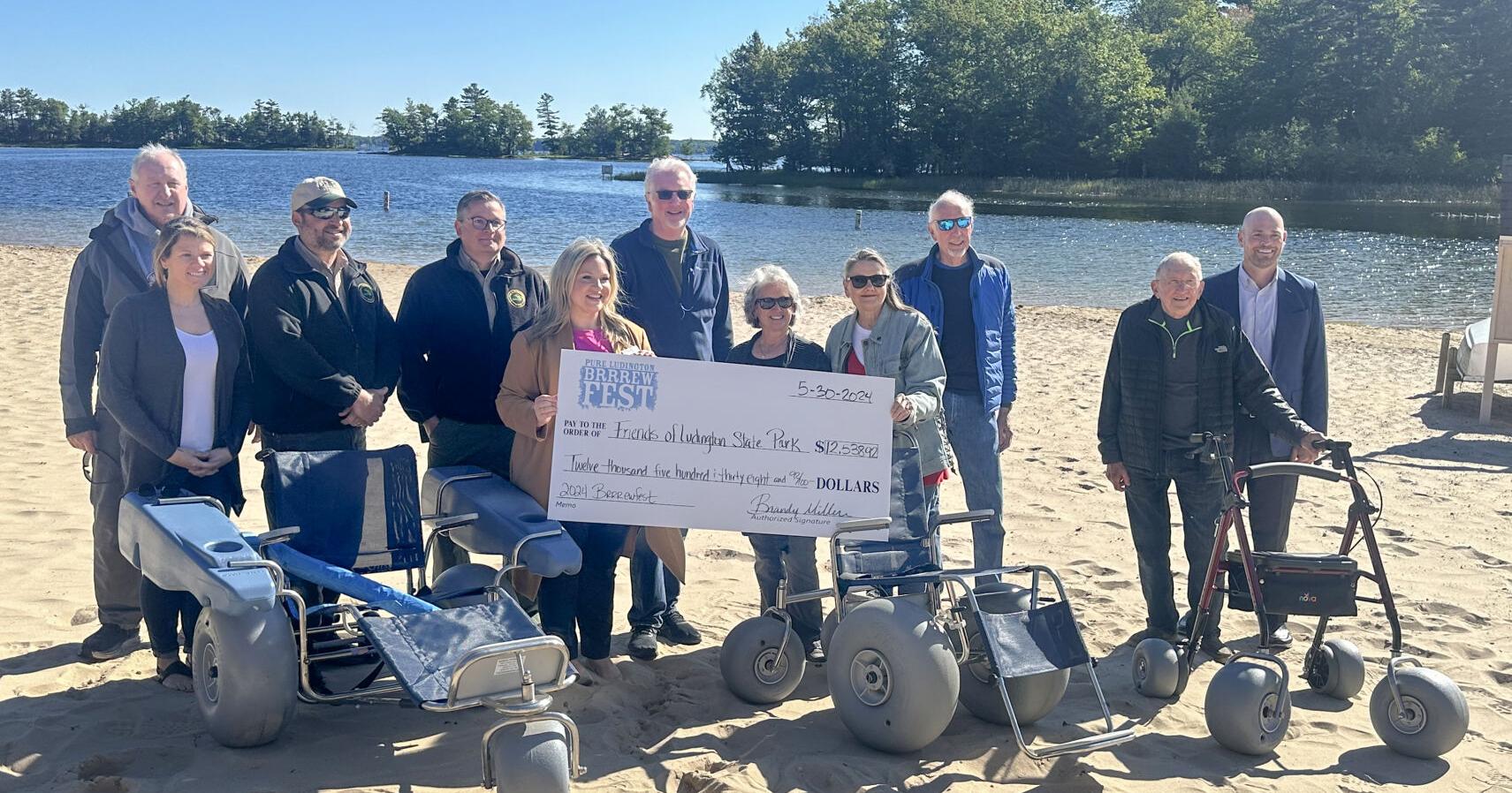 Chamber presents BRRRewfest funds to FLSP - Vimarsana News