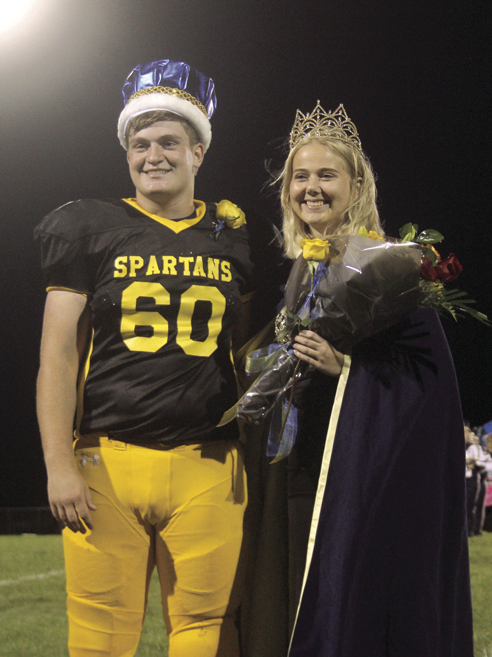 2021 Mason County Central homecoming king and queen