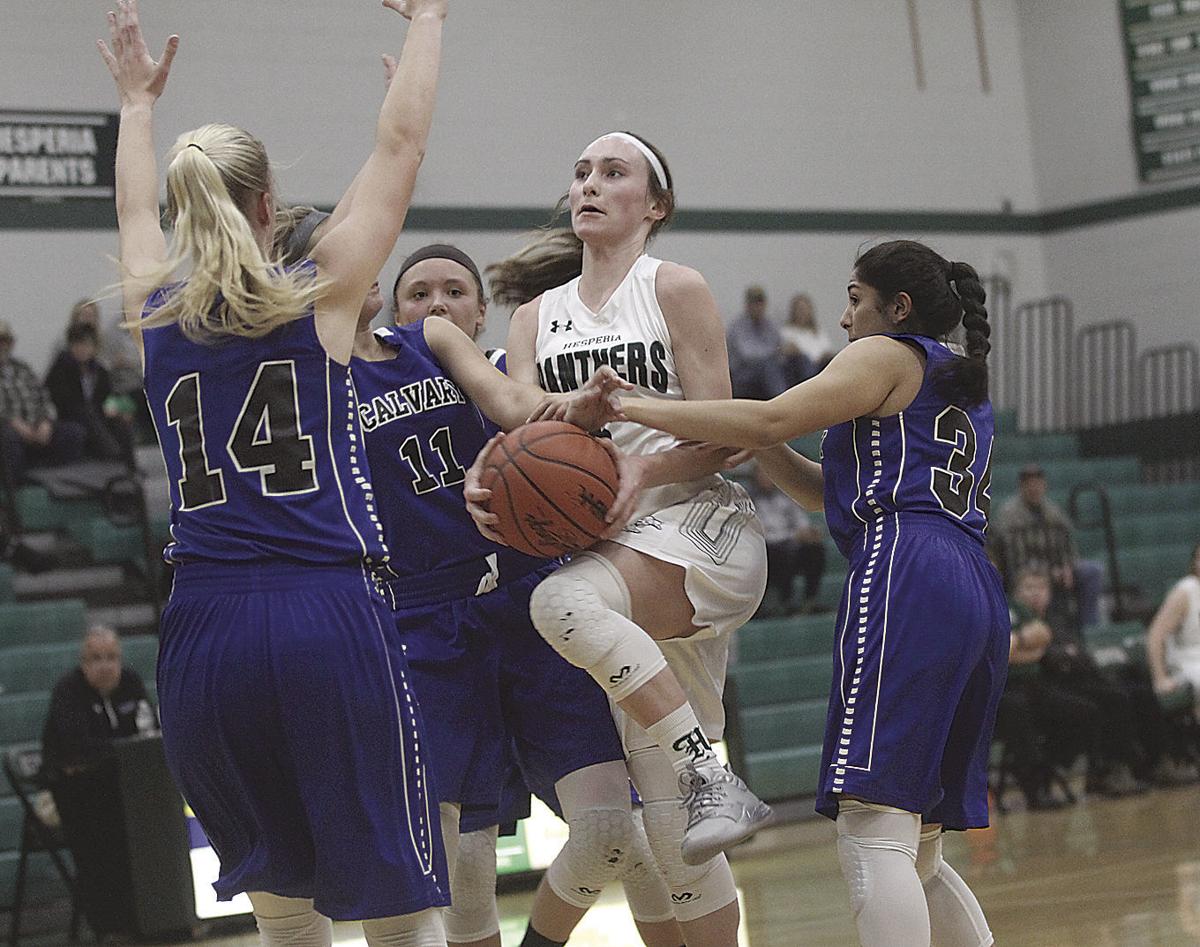 Hesperia Girls Basketball Plays Hard In Loss To Calvary Christian
