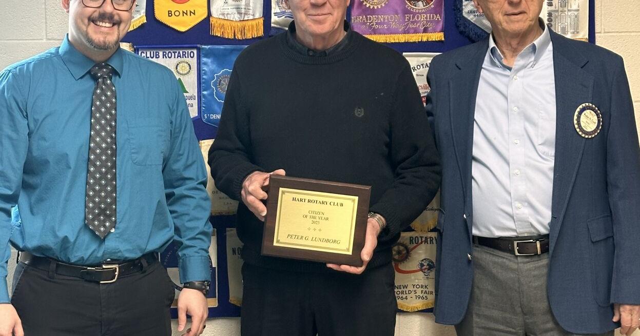LundBorg named Hart Rotary 'Citizen of the Year' - Vimarsana News