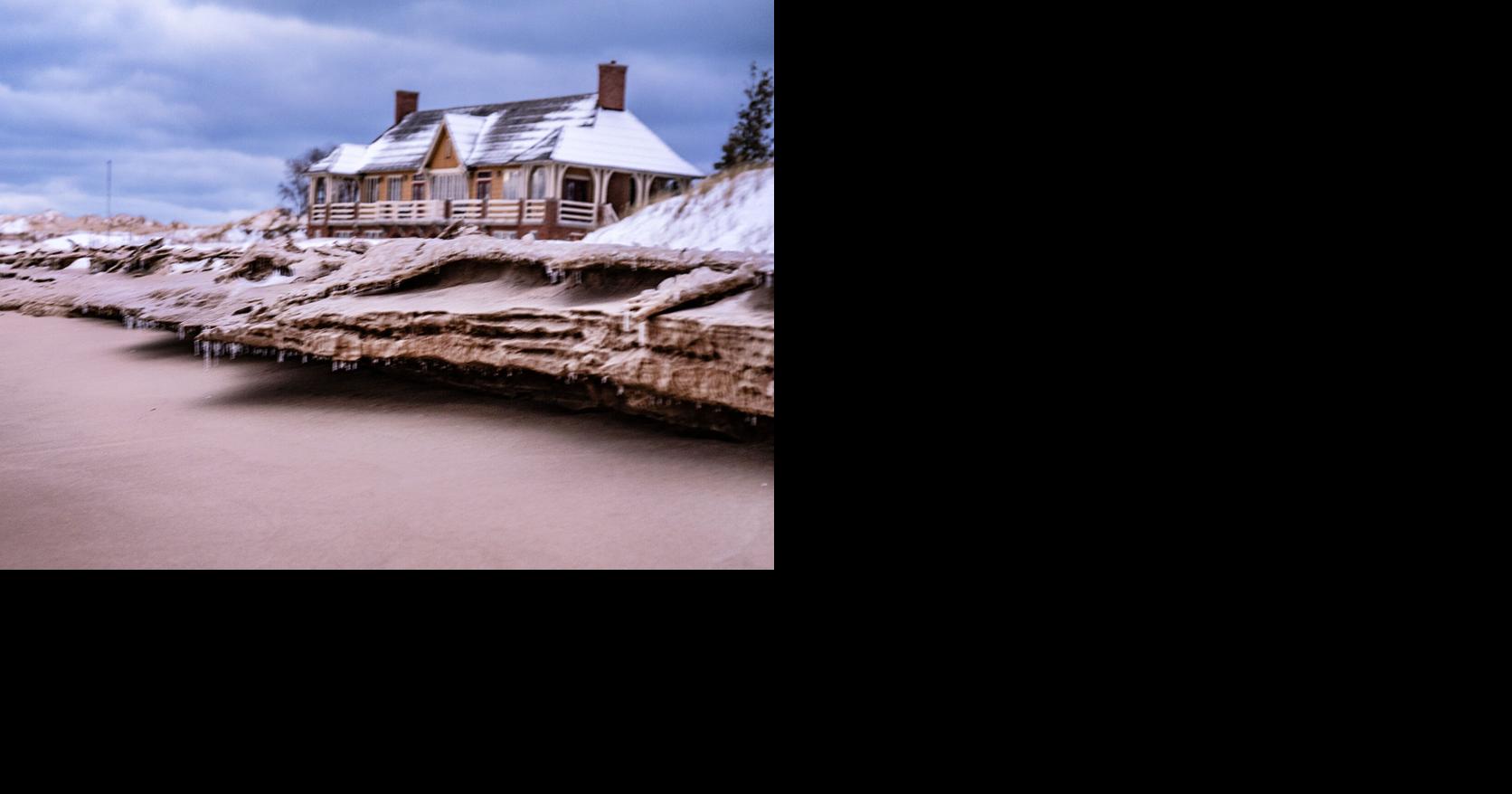 Ice in motion: How winter sculpts Lake Michigan’s shoreline