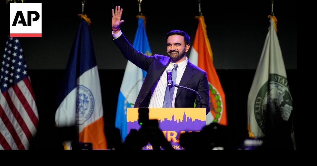 Mayor-elect Zohran Mamdani celebrates New York's immigrants