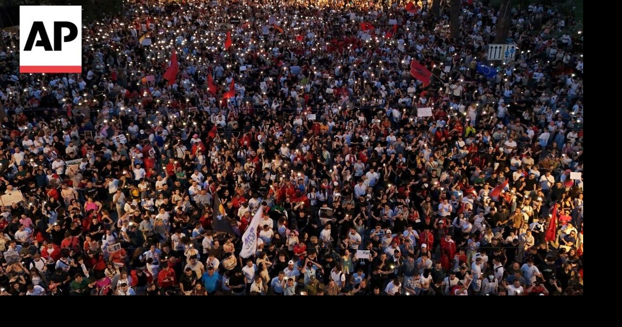 Thousands continue to protest Trump family-linked resort in Albania