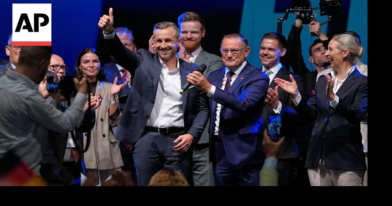 Germany's far-right AfD celebrates victory in Saxony-Anhalt state election