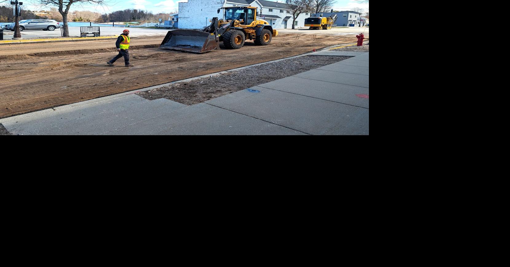 Construction under way on Hart streetscape