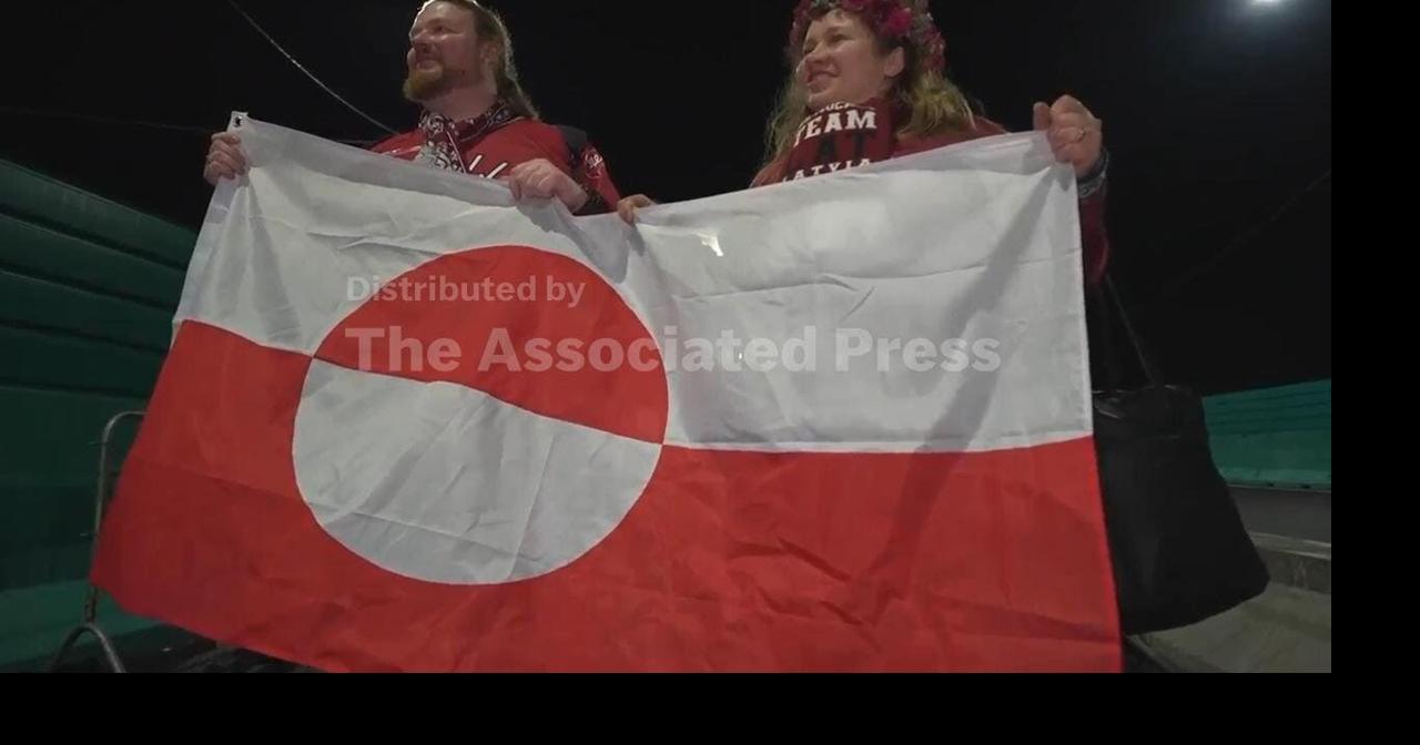 Fans who raised Greenland flag at US-Denmark hockey game say it was a pro-European gesture