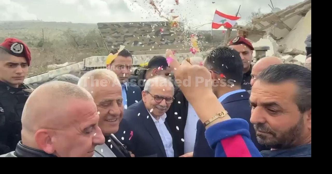 Lebanese PM visits villages heavily damaged by Israeli airstrikes