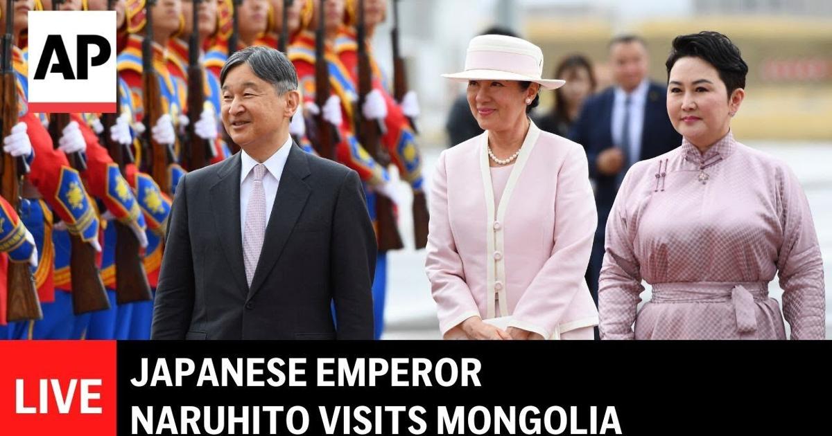 LIVE: Japan’s emperor honors WWII POWs in Mongolia