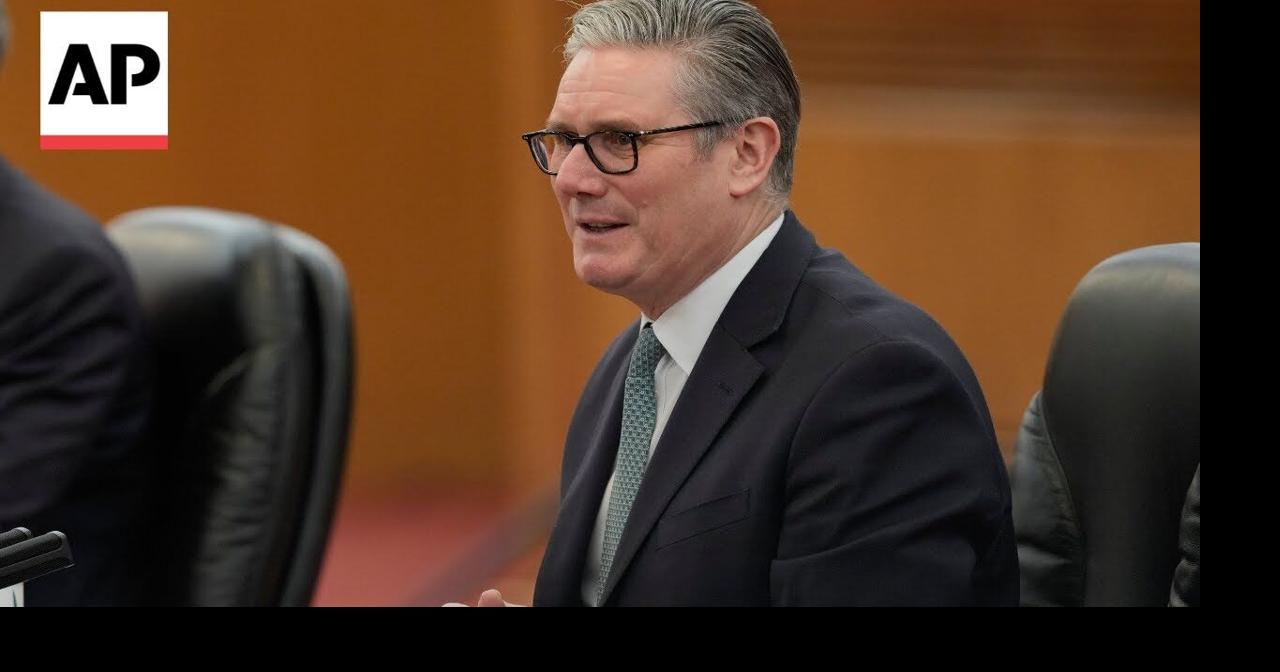 UK Prime Minister Starmer meets China’s President Xi during visit to Beijing