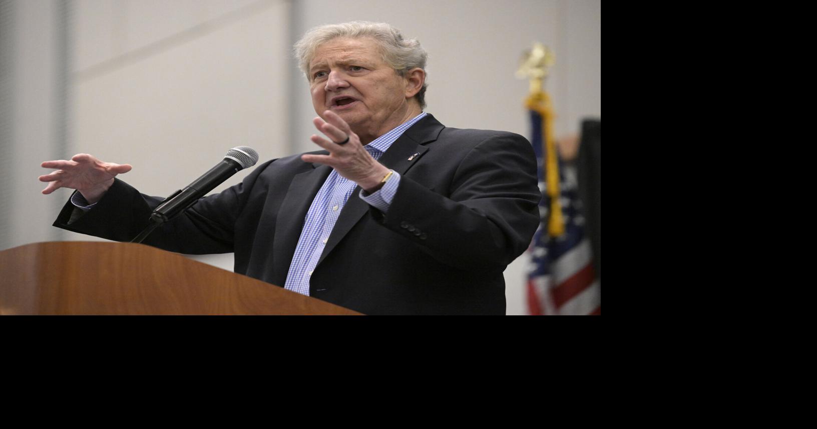 U.S. Sen. John Kennedy talks politics, policy at business leader luncheon in Shreveport