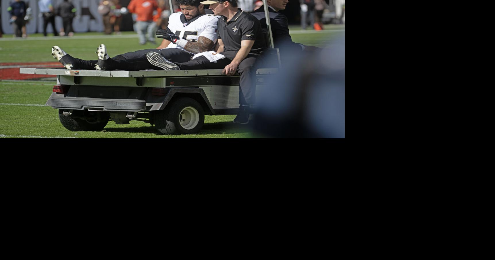 Saints LB Nephi Sewell returns to the site of ACL tear | Saints ...
