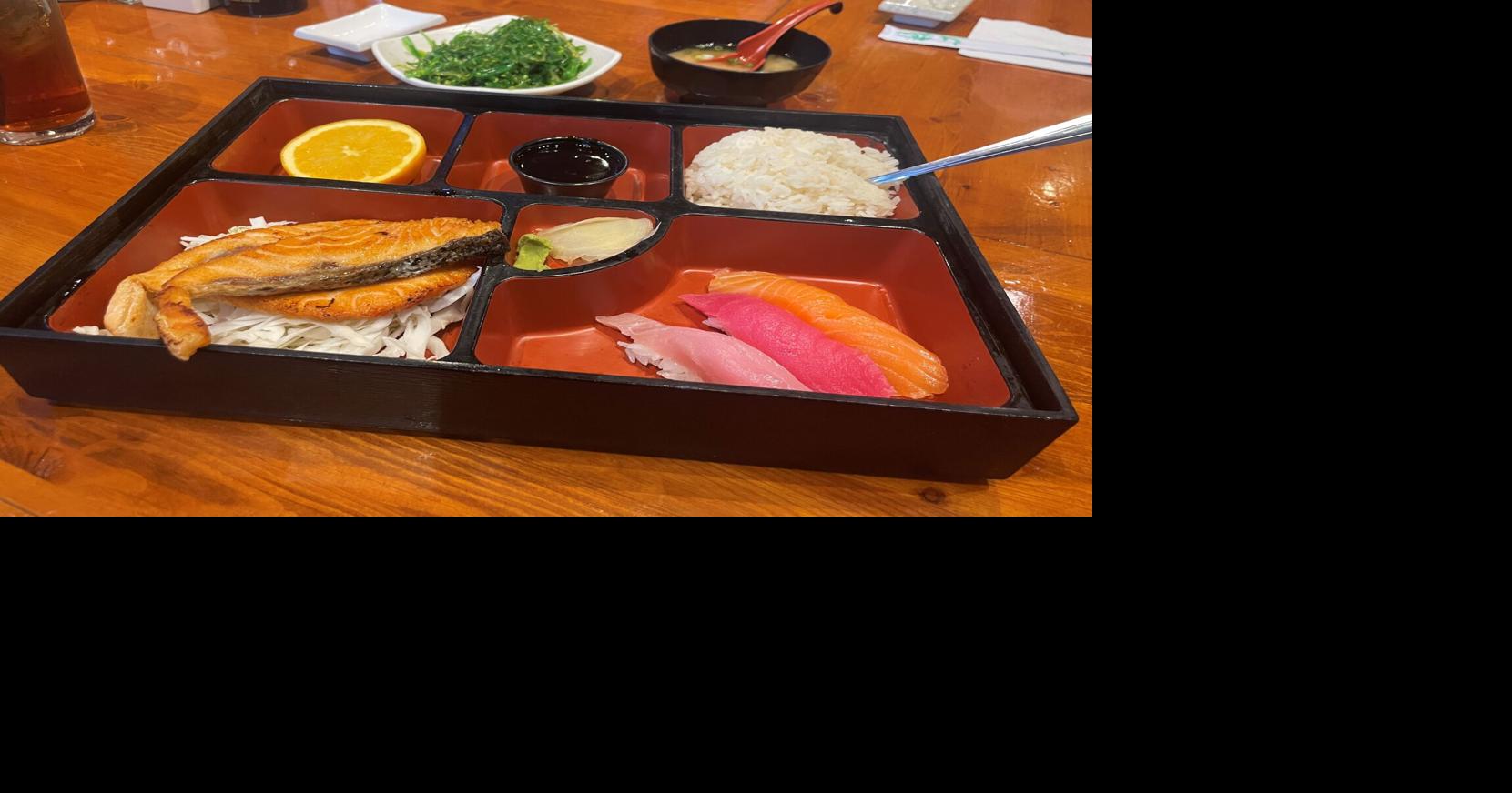 Try a bento box at this longstanding Japanese restaurant at the Bossier City Boardwalk