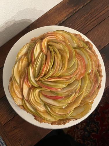 Michelle Risher apple frangipane tart pie Michelle Rabin Jan Risher | Food ...