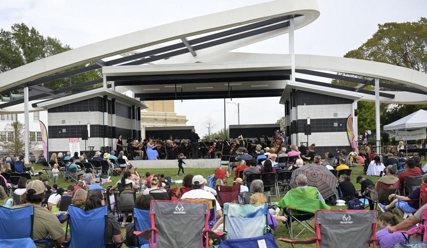 Spooky Symphony Ukranian military concerts Caddo Common Park Food