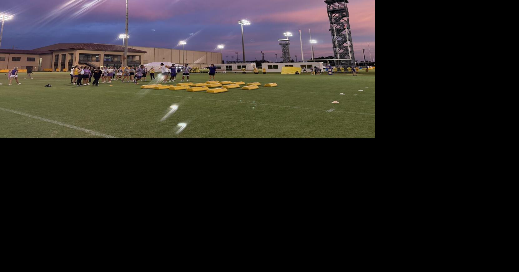 Lane Kiffin, Ed Orgeron, Whit Weeks and unexpected connections at LSU's women's football clinic