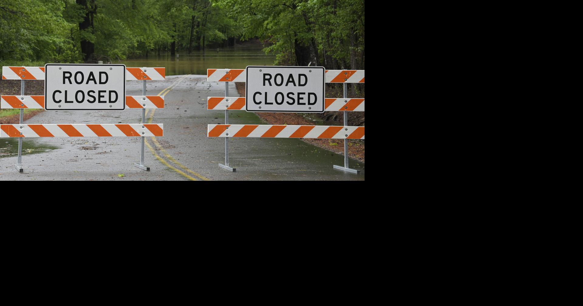 Shreveport and Caddo, Bossier parishes road closures from Louisiana DOTD