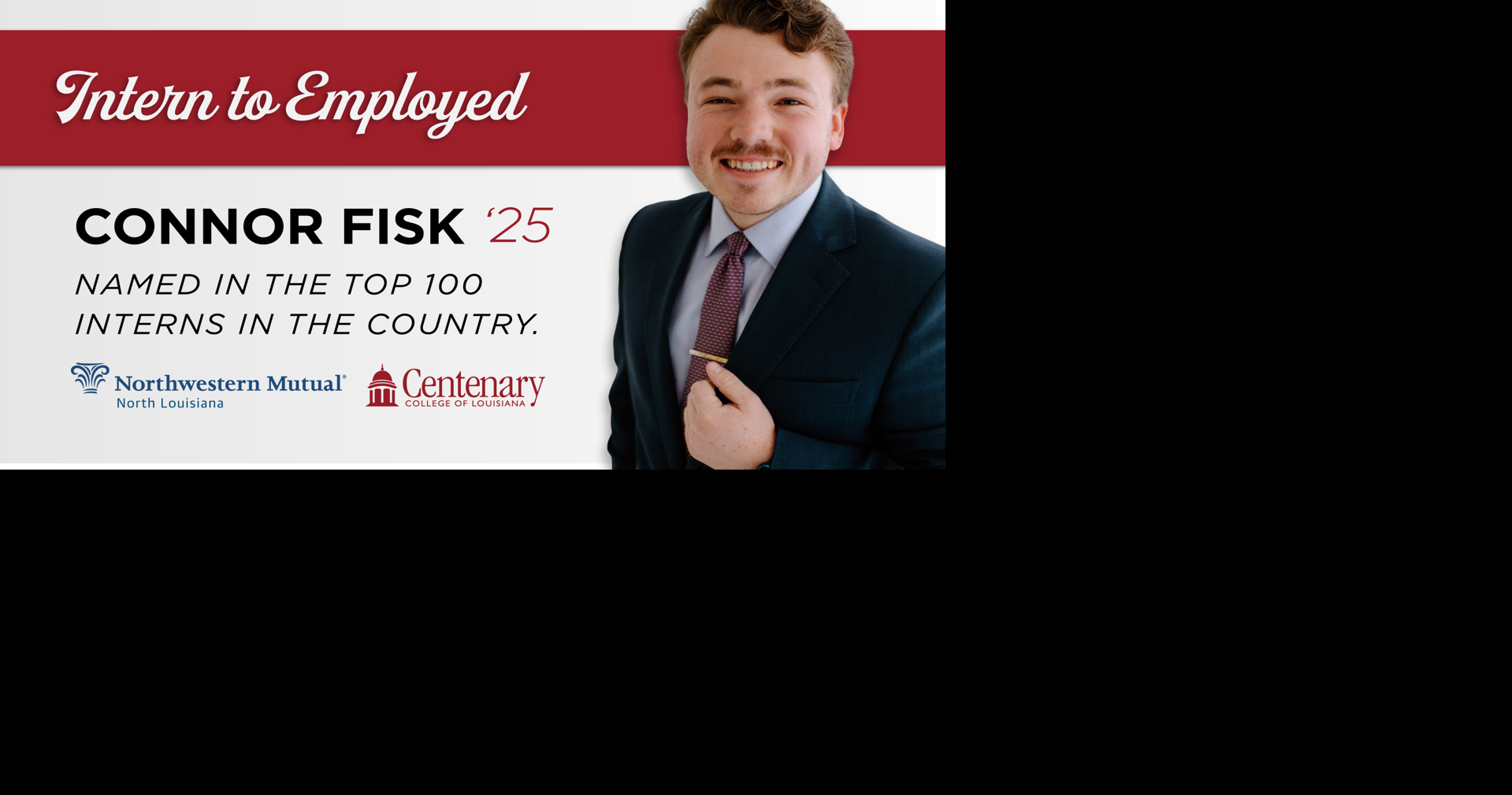 Centenary student graduates, gets a job, is named among Top 100 in the country