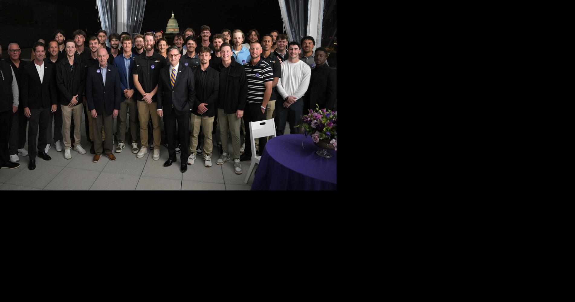 Photos: LSU Shreveport, LSU baseball teams welcomed to D.C. with reception