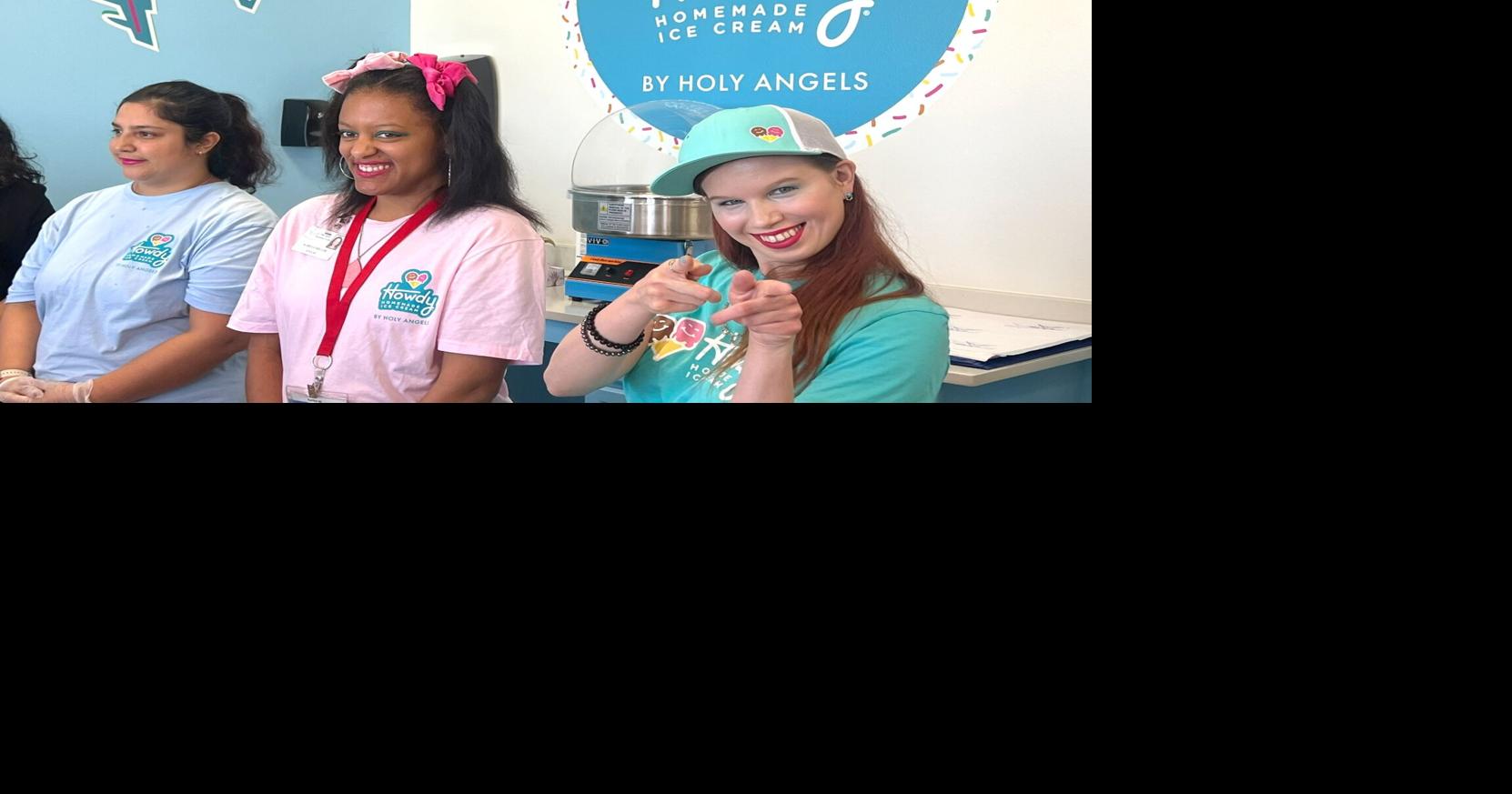 Holy Angels Howdy Ice Cream in Shreveport and Bossier La. Business