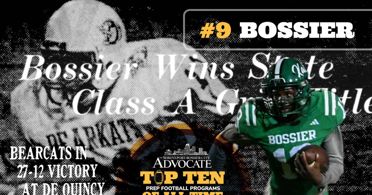 Bossier High football No. 9 local prep program of all-time | High ...