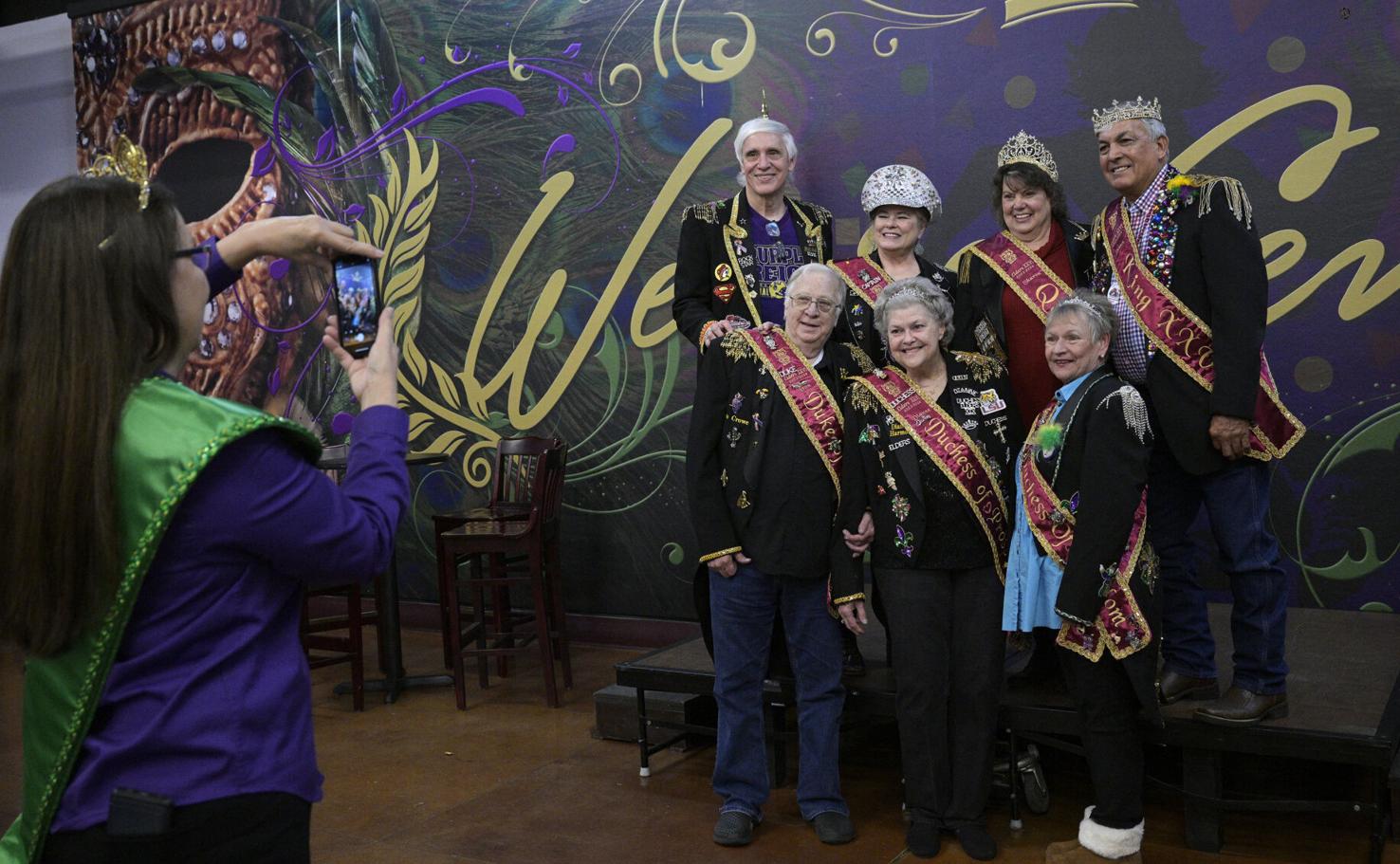 Mardi Gras krewes' royalty gather before 2024 season begins Krewe of Atlas
