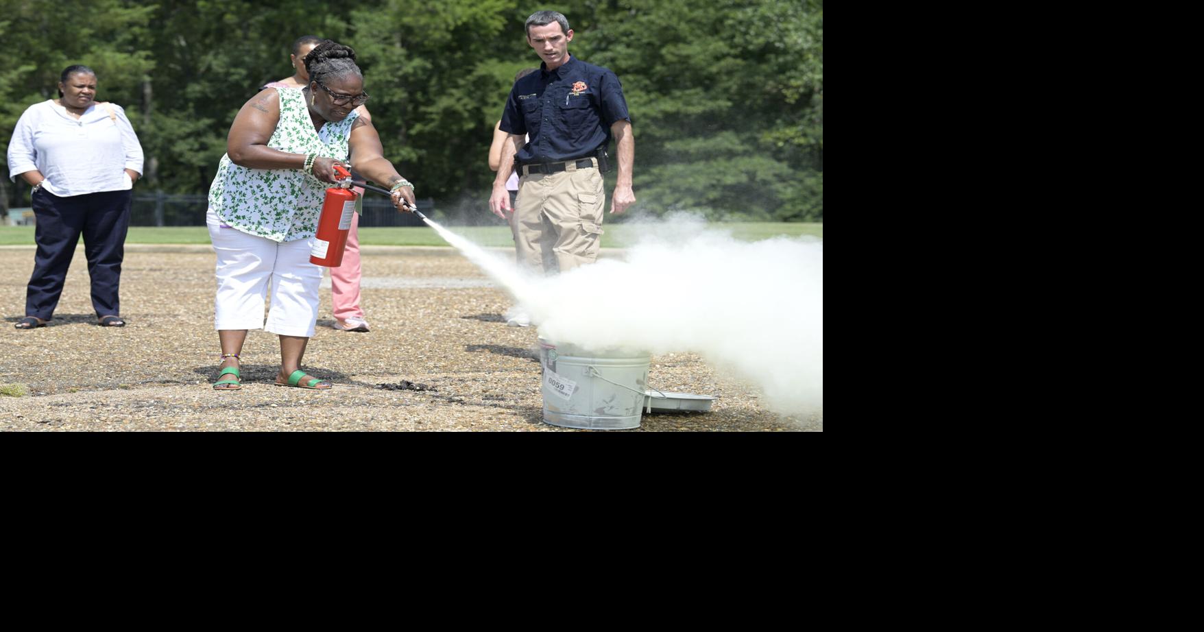 Photos: SFD teaches proper use of fire extinguishers | News ...