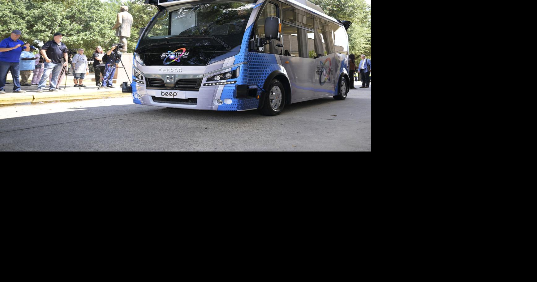 SporTran unveils Shreveport's new driverless bus, first in Louisiana, rare in the US