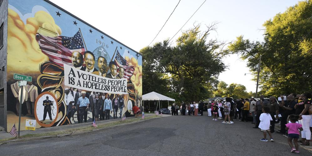 "The Power of the Ballot" mural