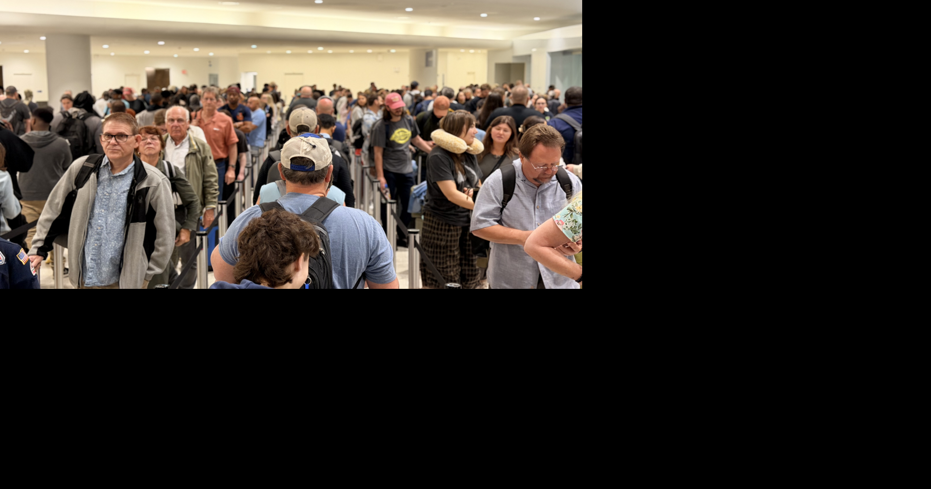 New Orleans airport sees shorter lines following chaotic weekend amid TSA shortage