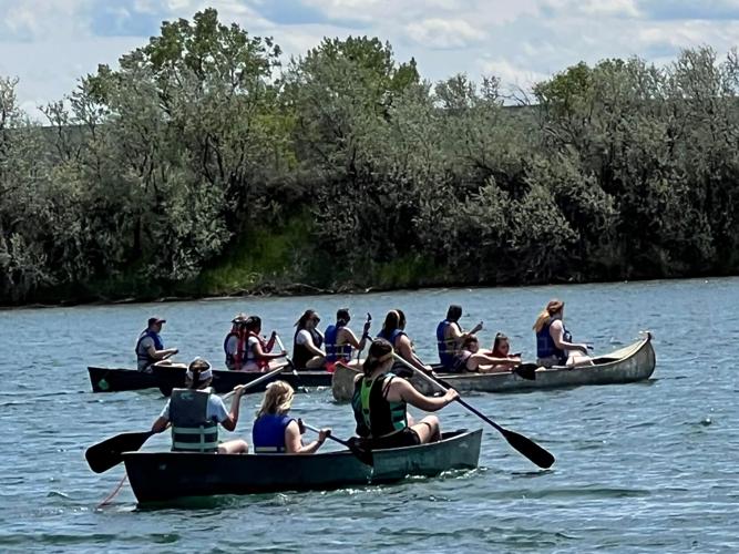 Canoeing at camp