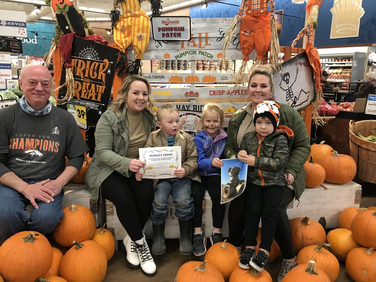 Handprints & Heartprints accept hay bale award