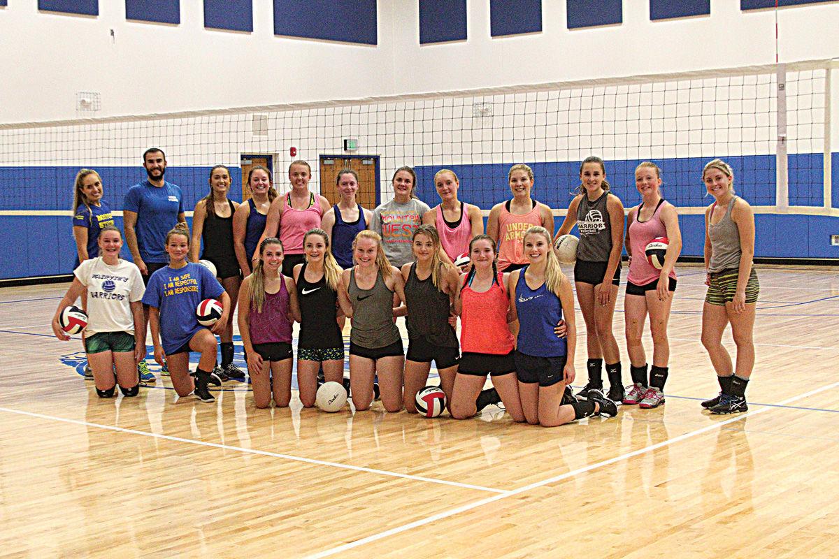 Making History Fairview S Volleyball Team Holds First Practice Ever In School S New Facility Local Sports News Sidneyherald Com