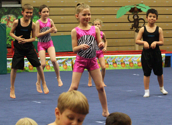 Area Gymnasts Perform ‘jungle Gym Jam Show Schools 