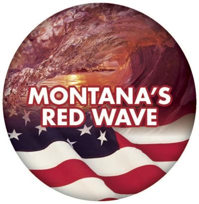 Montana's Red Wave logo