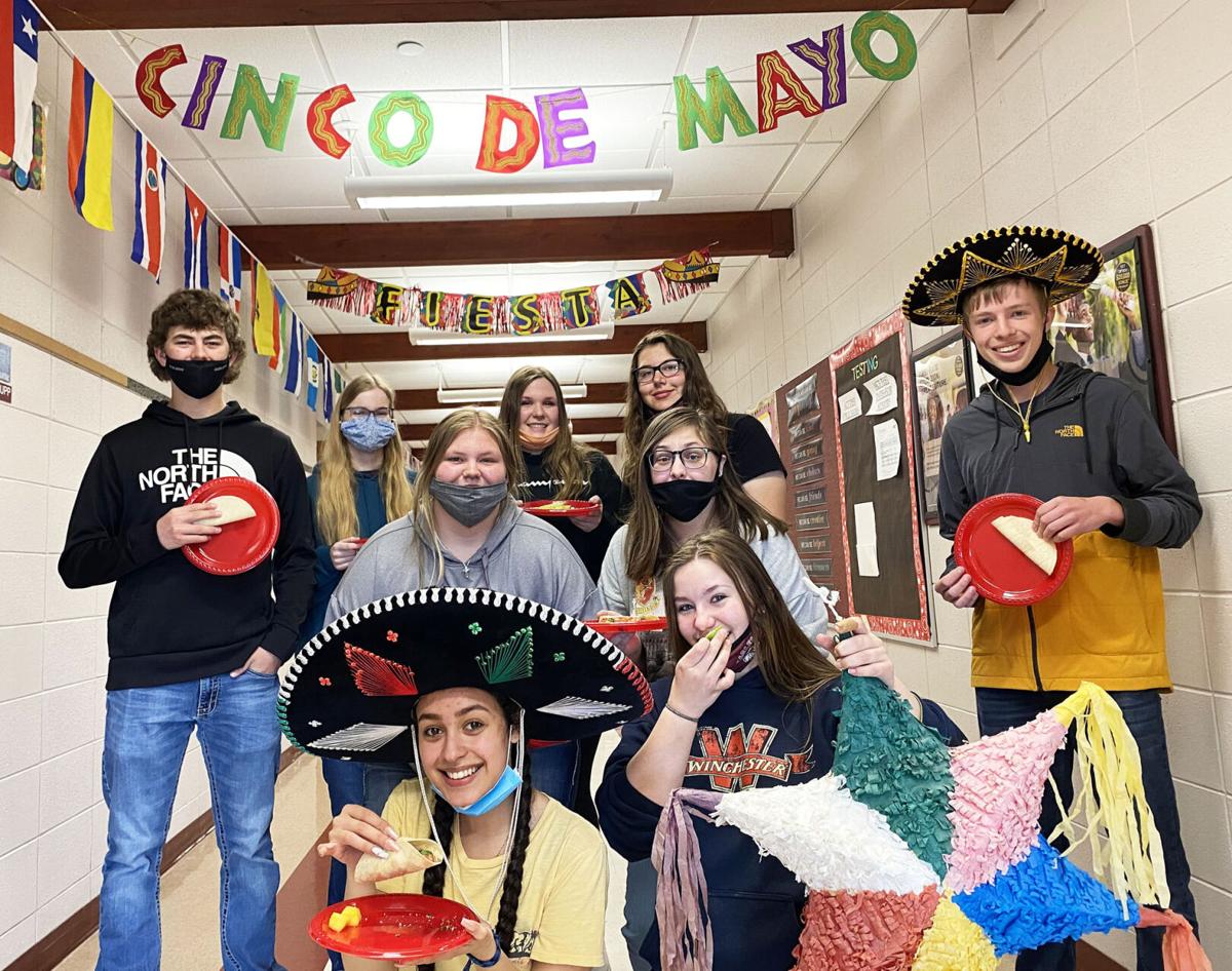 SHS Spanish 2 class parties like it's Cinco De Mayo