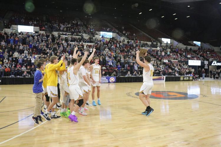 Fairview boys basketball hoist third place state trophy Local Sports